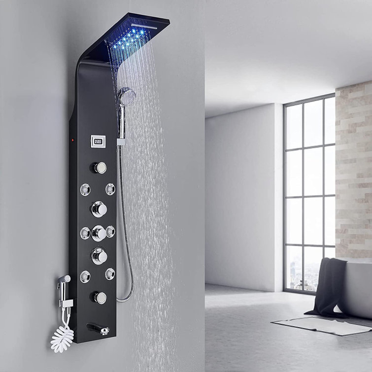 Belfry Bathroom Ariha Shower Tower Panel Wayfair.co.uk